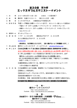 ミックスダブルステニストーナメント