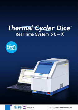 Thermal Cycler Dice Real Time System