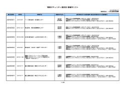 情報セキュリティ適合証事業所リスト(PDF：117KB)