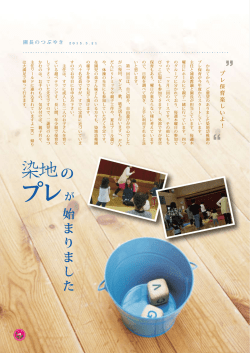 染地の プレ始