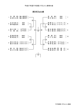 （個人戦）の組合せ【修正版】（PDF
