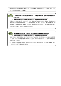 効率よく再生準備を行うことができた