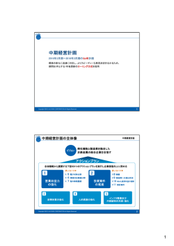 中期経営計画 - アルコニックス