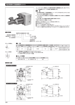 電流制御式流量調整弁（EHF3）