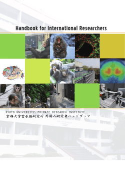 HANDBOOK FOR INTERNATIONAL RESEARCHERS