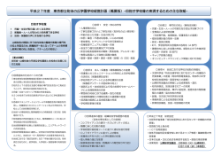 H27学校経営計画概要 - 東京都立町田の丘学園