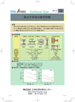 Technical Note - 株式会社 三井化学分析センター