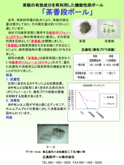 茶香段ボールパンフレット(PDF：216KB