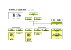 愛知県支部役員組織図 平成27・28年度 - JLTF