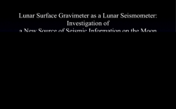 Lunar Surface Gravimeter as a Lunar Seismometer