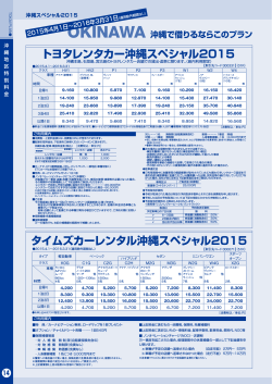 トヨタレンタカー沖縄スペシャル2015