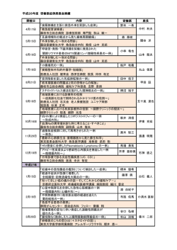 平成26年度の内容はこちら