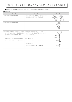 ベンツ・ファクトリー用ATFレベルゲージ（Aクラス以外）