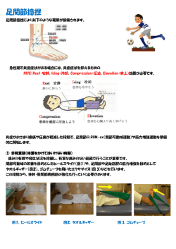 足関節捻挫 - 信愛整形外科医院