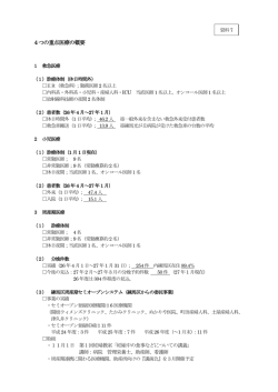 資料7 4つの重点医療の概要