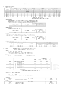 西砂ホーム ショートステイ 料金表