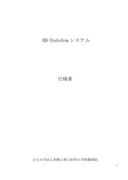 HD-EndoArm システム