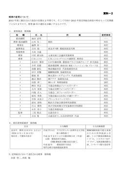 資料2：新役員名簿（241KB）