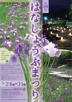 H27.5 市民の森 はなしょうぶまつりA4チラシ