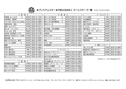 プレミアムスター  が使えるお店   オールスターズ一覧