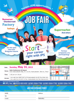 JOB FAIR 2015MAY