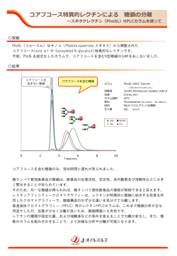 コアフコース特異的レクチンによる糖鎖の分離