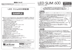 LED スリム 600