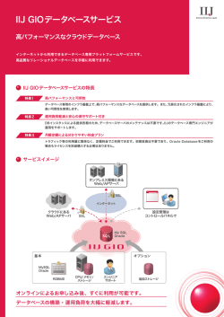 IIJ GIOデータベースサービス