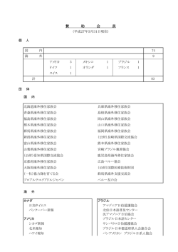 賛助会員一覧 - 海外日系人協会