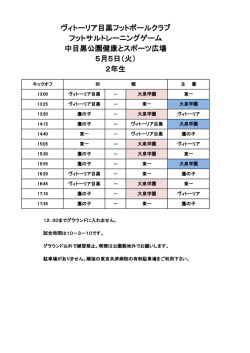 ヴィトーリア目黒フットボールクラブ フットサルトレーニング