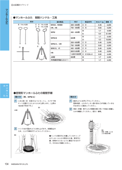 マ ン ホ ー ル ふ た マンホールふた 開閉ハンドル・工具 密閉形マンホール