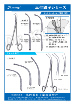 玉付鉗子のご案内