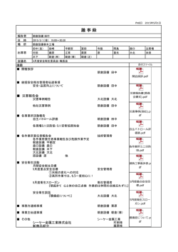 議 事 録 - 朝倉設備