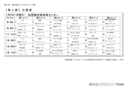 加茂勤労者体育センター - 県央社会人バドミントンリーグ戦