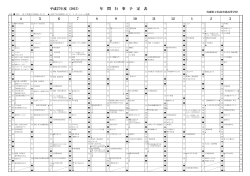 行事予定表 - 青森県立弘前実業高等学校