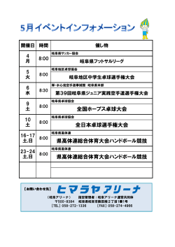 全国ホープス卓球大会 全日本卓球選手権大会 県高体連総合体育大会