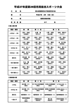 女子剣道 - 福岡市スポーツ協会