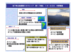 松下幸之助国際スカラシップ 第17期生 14－A08 中野隆基 東京大学