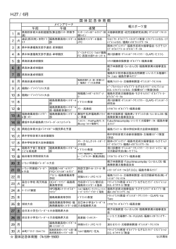 行事予定一覧[PDFファイル／9KB]