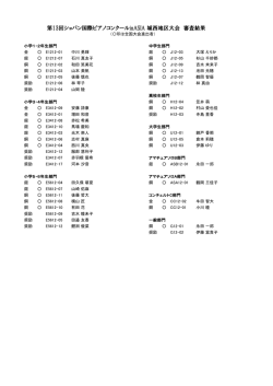 2011年10月29日（土） - ショパン国際ピアノコンクール in ASIA