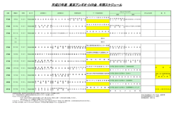 H27前半Schedule