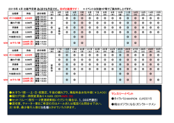 女子ラバ便・・・土・日・祝限定、午後の鯛カブラ、乗船料金女性半額（￥3