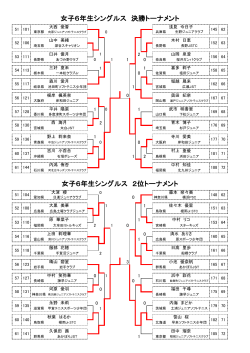 順位決定トーナメント - 千葉県ソフトテニス連盟