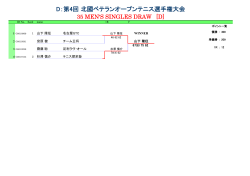 D：第4回 北國ベテランオープンテニス選手権大会