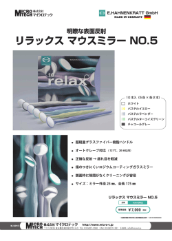 リラックス マウスミラー NO.5 明瞭な表面反射