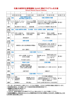 SANEプログラム名古屋2015
