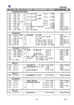 29P 消耗品