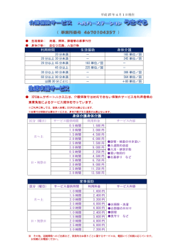 利用時間 生活援助 身体介護 身体介護身体介護 家事援助