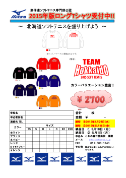 ミズノ・ロングシャツ - 北海道高体連ソフトテニス