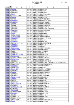 西日本支部協会員名簿（pdf形式 160KB）